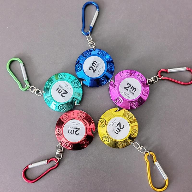 Ergonomic Design Innovative 2 Meter Flying Saucers Design Retractable Measuring Tape Ruler ABS Material And Steel Blade