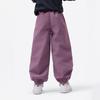 Xiaoyinman Girls' Softshell Casual Cargo Pants with Rabbit Emblem