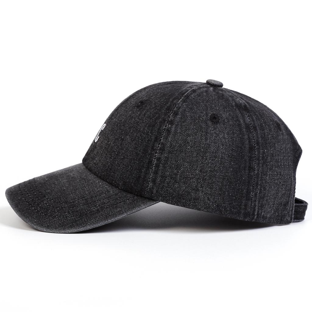 Mode Brief Stickerei Denim Baseball Cap Männer Cowboy Hut Frauen Outdoor Sport Hüte Wandern Caps Unisex Hut