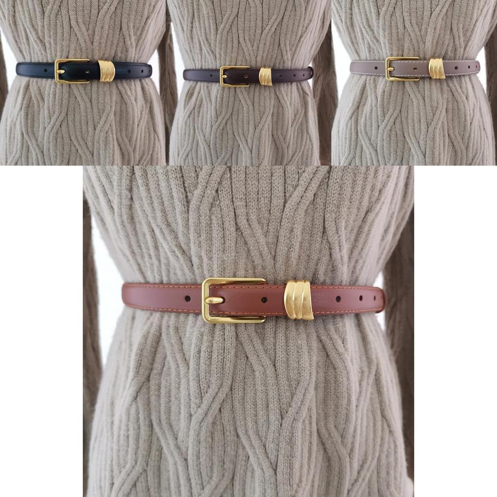 Premium Leather Belt For Women With Alloy Clasp And Fine Finish