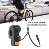 Electric Bike Light Turn Switch, Headlights Horn Turn ON Off Control Switches, 3 in 1 Waterproof ABS Bike Turn Light Switch for Electric Scooter,