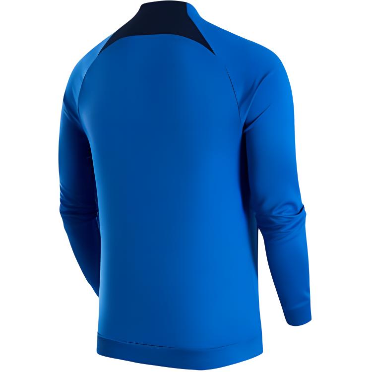 Nike Custom Solid Color Casual Long Sleeve Jacket Men Jackets Royal-Blue Obsidian HF0675-463