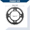 420 Pitch 37 Tooth Motorcycle Chain Sprocket Rear Sprocket/Rear Side for 50cc 70cc 90cc 110cc 125cc Dirt Pit Bike Mini Bike ATV 4 Wheelers