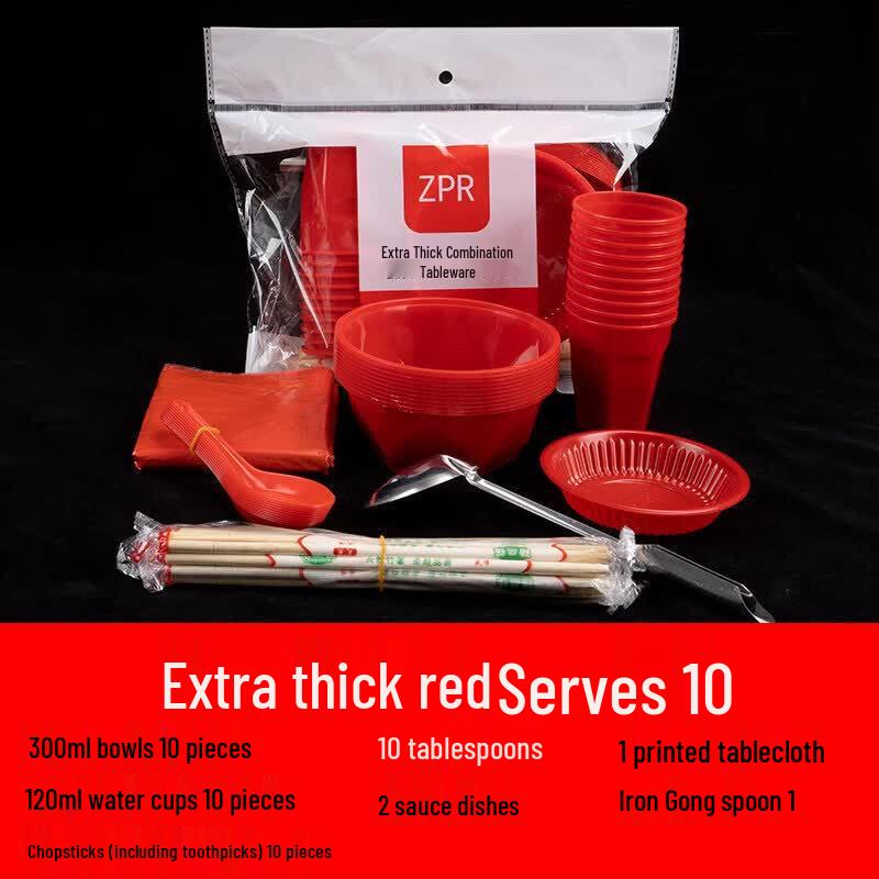 Disposable Dinnerware Set for Parties