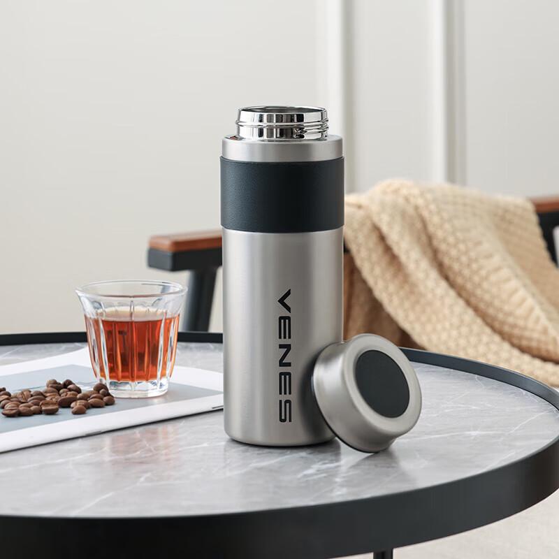 VENES 316 Stainless Steel Thermos Mug with Tea Filter