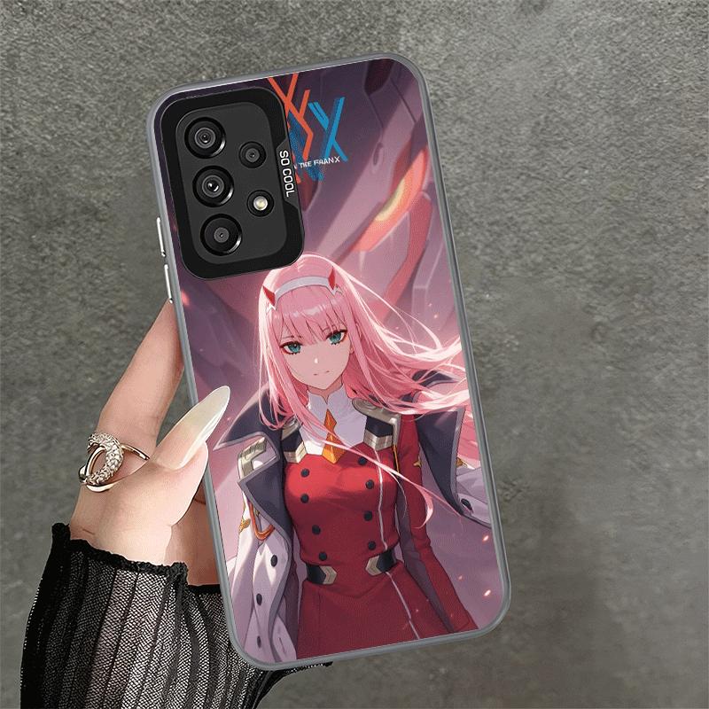 Darling Zero Two 02 Anime Soft Phone Case for Samsung A17 A16 A15 A14 A13 A57 A56 A55 A54 A53 A37 A36 A35 A34 A33 A26 A25 A24 A2