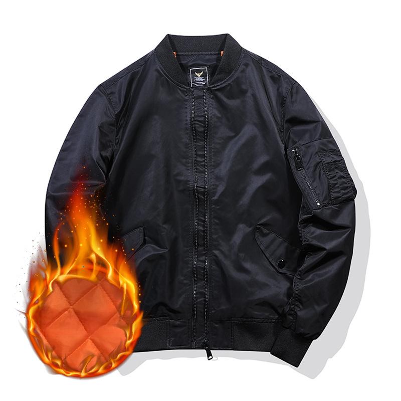 Autumn and Winter Bomber Jacket Men's Air Force Baseball Uniform Large Size Work Jacket