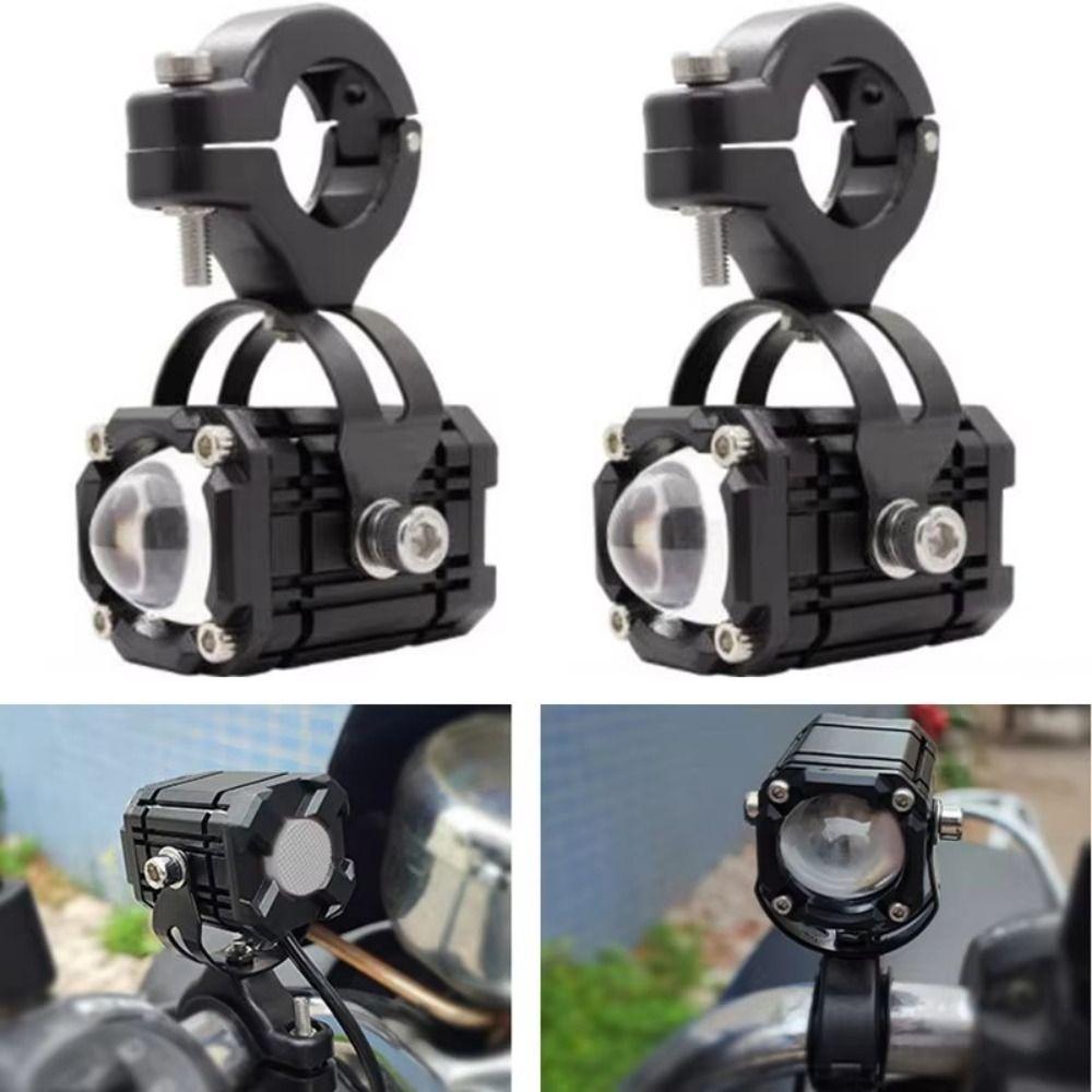 2pcs Waterproof Motorcycle Auxiliary Light Motorcycle Work Light Night Riding
