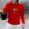 Men's Fleece-Lined Thickened Round Neck Sweatshirt - Casual Autumn/Winter Loose Pullover