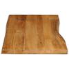 vidaXL Tischplatte mit Baumkante 100x60x2,5 cm Massivholz Mango