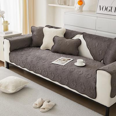 Crystal Velvet Sofa Cover Plush Jacquard Sofa Covers for Living Room Modern Non-slip Corner Sofa Towel Couch Covers for Sofas