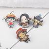 One Piece Luffy & Zoro Piraci Słomkowego Kapelusza Metalowa Broszka Pin
