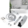 G1Celsius2 Hot Cold Bathtub Faucet Set with Hand Shower Wall Mounted Waterfall Spout for Home Hotel