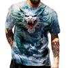 Dragon Series 3D Printed Men's Casual Short Sleeved T-shirt Men's T-shirt