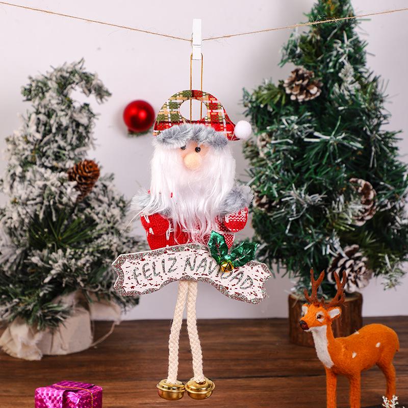 Christmas Fabric Doll Ornaments Collection - Small Hanging Tree Decorations & Gifts