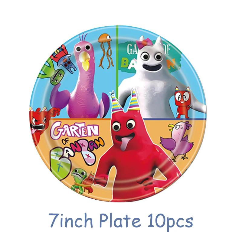 Garten Of Banban Birthday Balloons Party Supplies Gift Bags Plates Cutlery Decorations Child Birthday Party Favors Baby Shower
