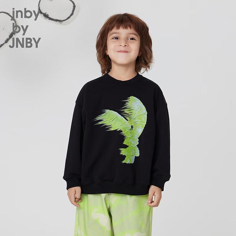 

JNBY Kids Fall Graphic Print Crew Neck Sweatshirt 110