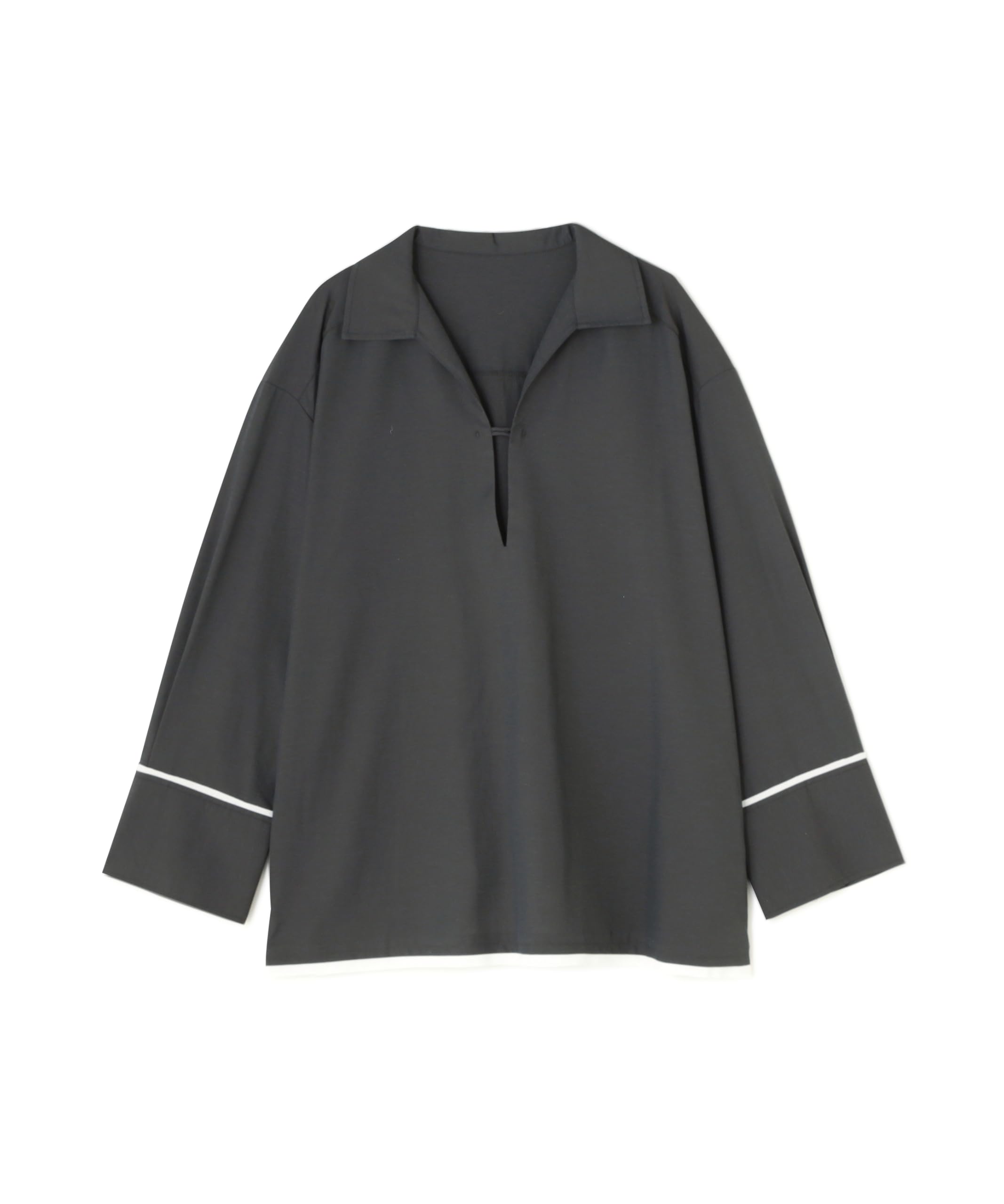 

N Natural Beauty Basic* Oversized Skipper Shirt, Women s, Charcoal