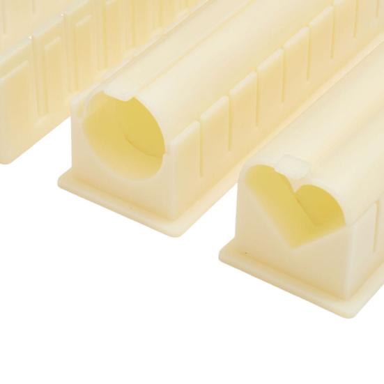 Pressa per Sushi, Stampini per Sushi Roll per Principianti, Set Compatto di Stampini per Sushi con Forme Quadrate, Rotonde e a Cuore, Kit Facile per Preparare Sushi Fai-da-Te per Pasti Veloci