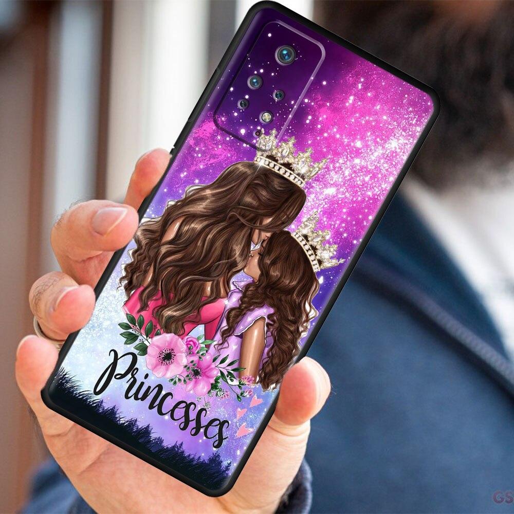 For Xiaomi Redmi 9 K40 9A 10 7 11 Pro 9S 9C 8 9T 8T K50 K40S Mobilephone Celular Funda Fashion Girl Super Mom Baby