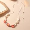 Bohemian Shell Flower Necklace & Bracelet Set: European-American Fashion Choker & Sweater Chain