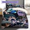 Cartoon Pattern Bedding Quilt Set Quilt Cover Pillowcase Home Decoration Birthday Gift (1 * Duvet Cover + 2 * Pillowcase, Without Core)