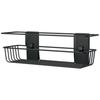 BATH31-MB Bathroom Shower Caddy Matte Black