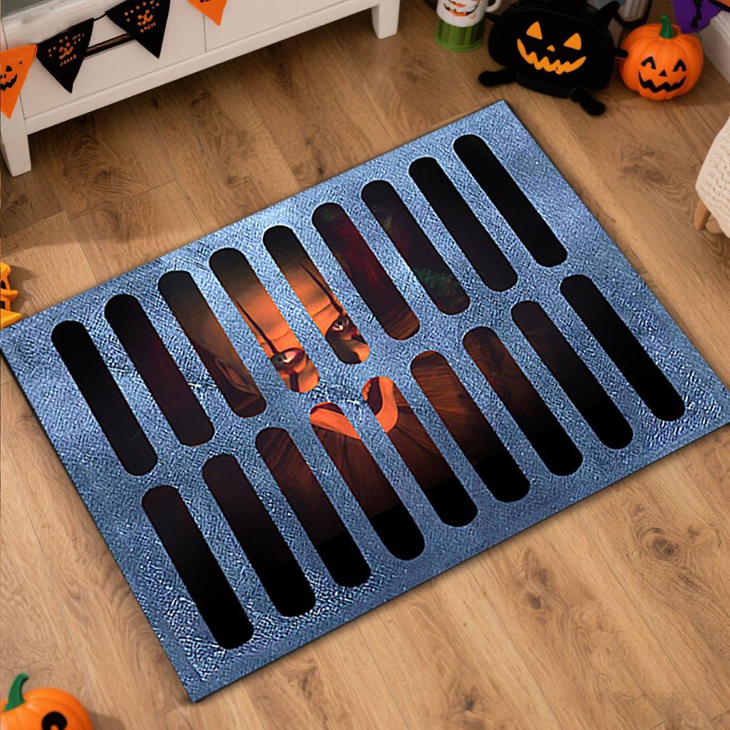 Hollowed-out Decorative Carpet 3D Visual Three-dimensional Doormat For Entrance