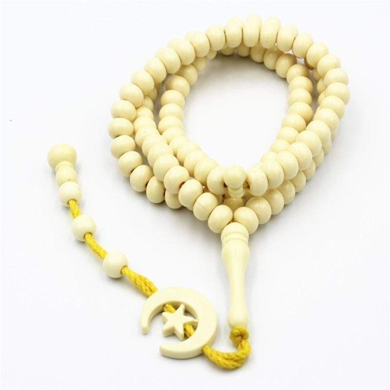 99 Tasbih Rosenkranzperlen 8mm Gebetsperlen Wickelarmbänder Halskette Rosenkranz 99 Sorgenperlen Handgelenk-Wickelarmbänder für Damen Herren