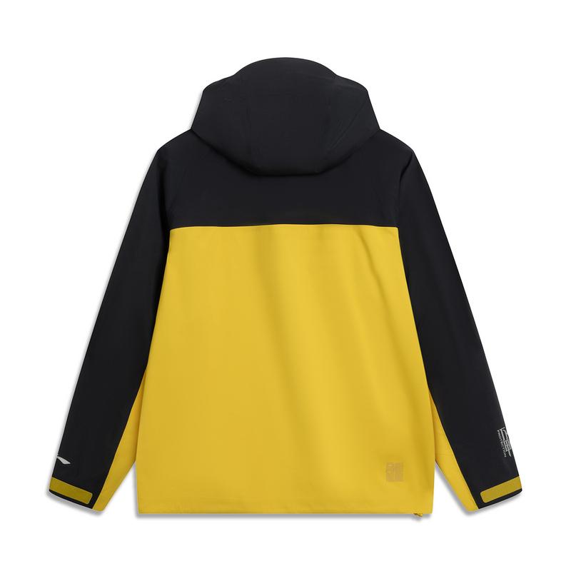 Li Ning CF Reflective Water-Resistant Windbreaker Unisex Jacket Palm-Gold AEMV033-6