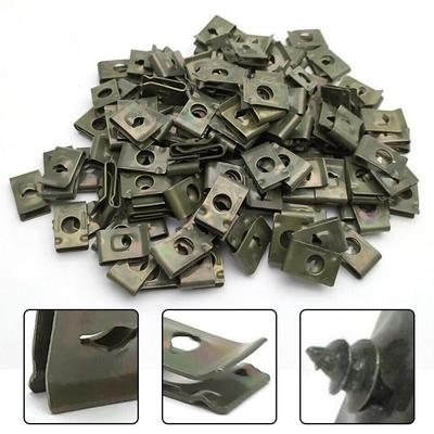 Panel Clips Trim U-Type 17mmx10.5mm 20 Pcs Fastener