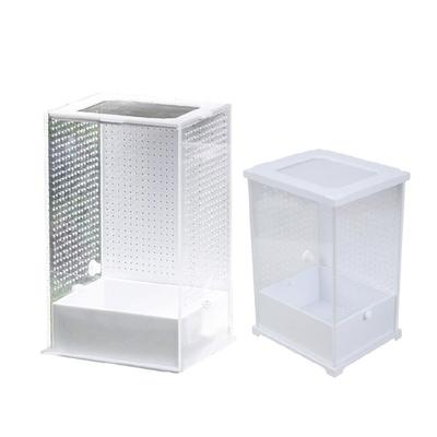 Terrariumi puur putukatele tarantellidele kahepaiksetele röövikutele tigudele läbipaistev söötmine