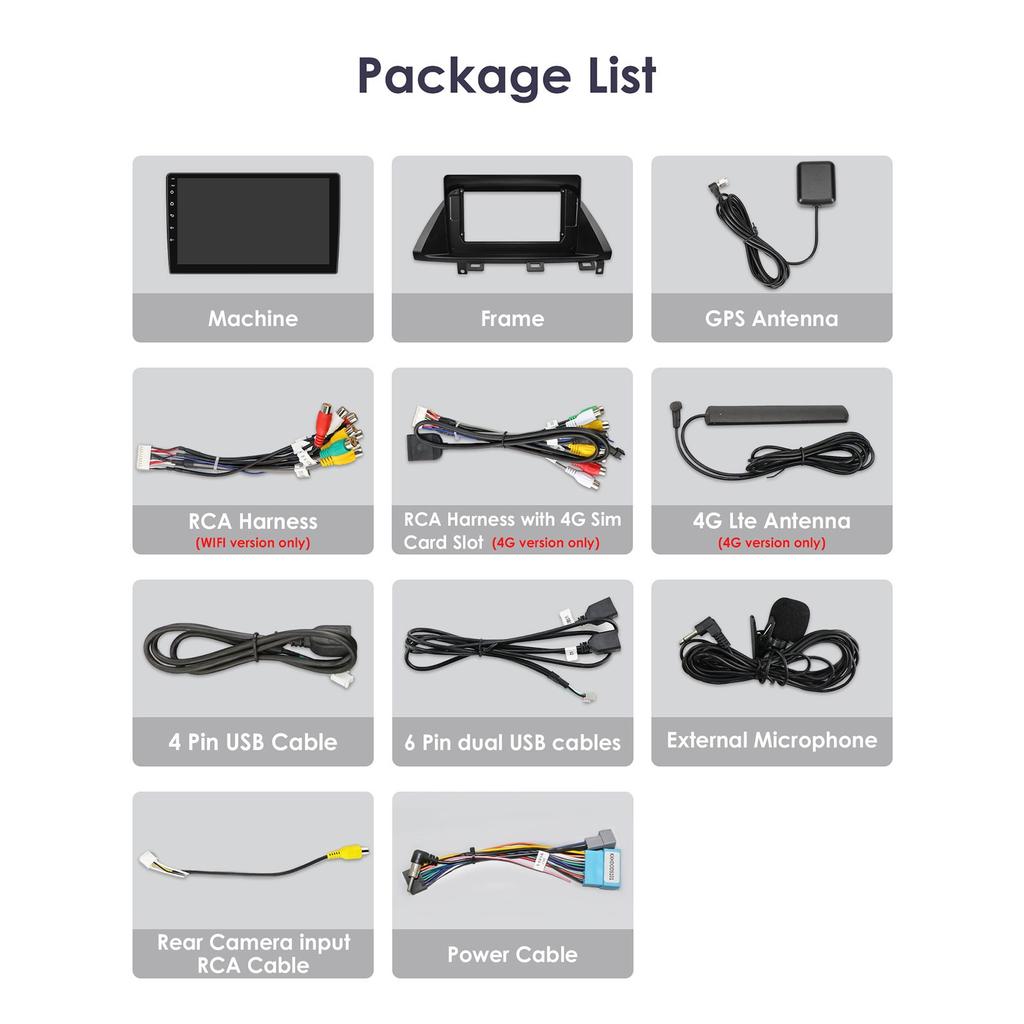 OSSURET Intelligent Carplay 4G-LTE 360Camera Carplay Android Car Radio For Honda Odyssey 2005 - 2010 Car Multimedia Player WIFI GPS Auto Stereo RDS