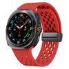 Samsung Ultra Magnetic Buckle Silicone Watch Strap with Foldable Clasp