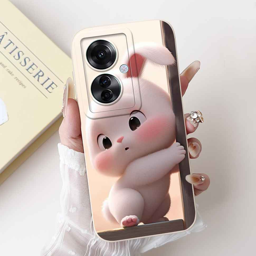 For Oppo Reno11 F 5G CPH2603 Case Cute Cartoon Printed Cherries Soft Silicone Cover For Oppo F25 Pro 5G 6.7" Phone Cases Coque