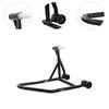 Motorcycle Stand Motorbike Accessories Sturdy Maintenance Tool Black Simple tallation Metal Paddock Stand Wheel Lift Stands