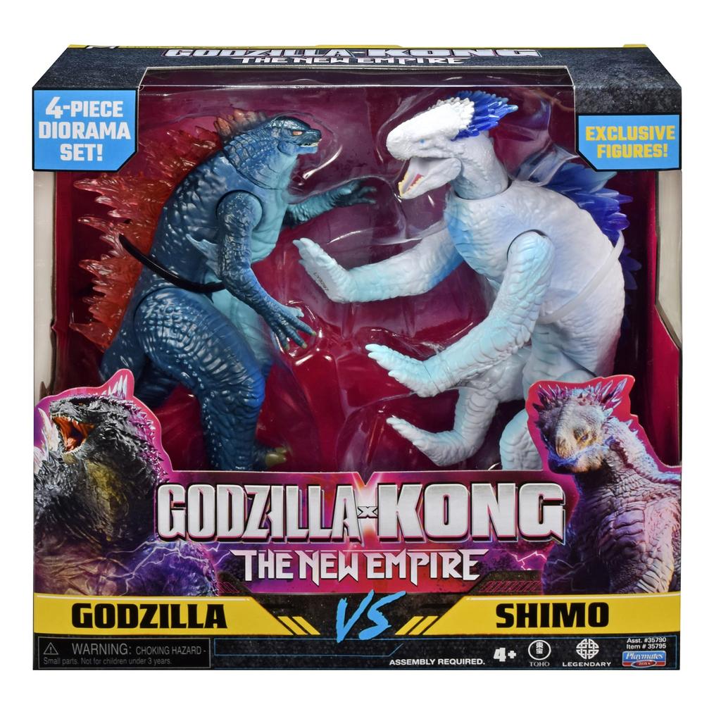 Playmates Toys Godzilla x Kong Godzilla vs. Simo Figure 2-Pack, 35795