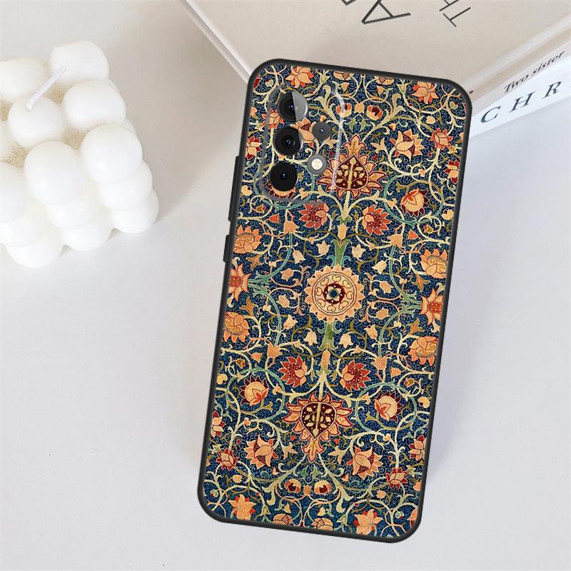 William Morris For Samsung Galaxy A56 A36 A26 A16 A05 A06 A22 A32 A52 A54 A34 A14 A55 A15 A53 A33 A35 Case