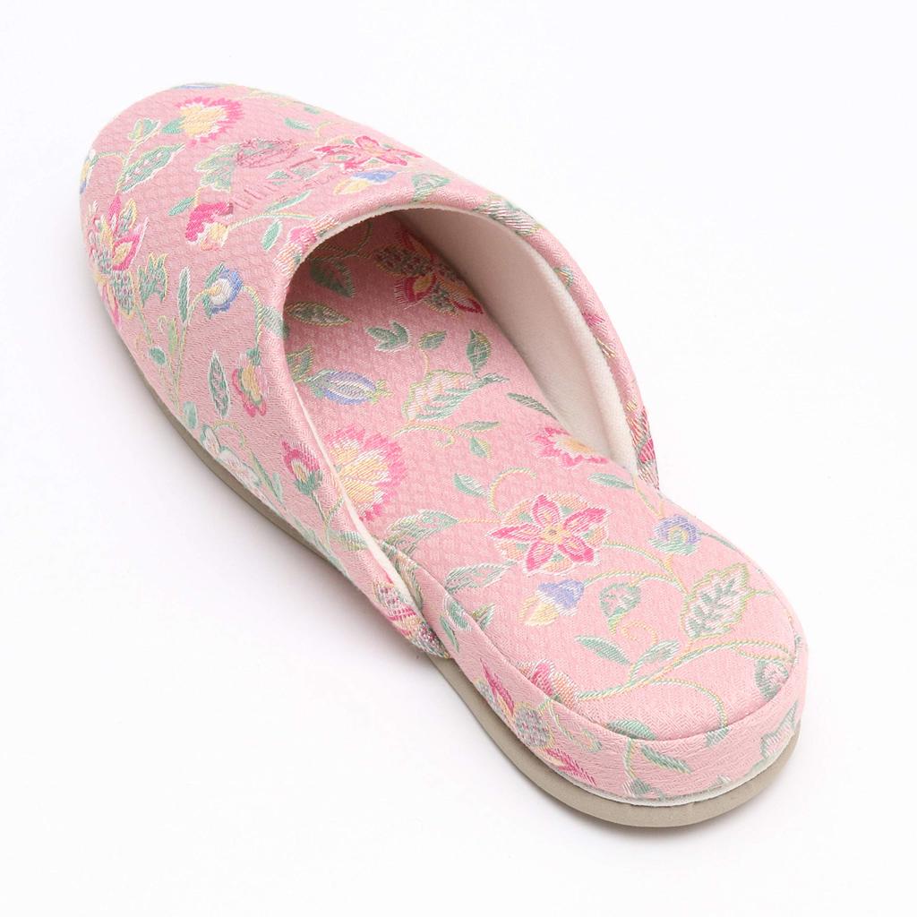 Minton Basic Jacquard Haddon Hall Hanging Slippers (Pink)