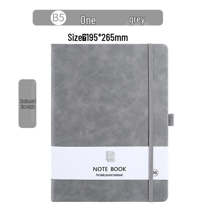 A7 Taschenformat Tragbares Hautgefühl Notizbuch - A5 Schülerkalender & Mini Besprechungsplaner mit Band