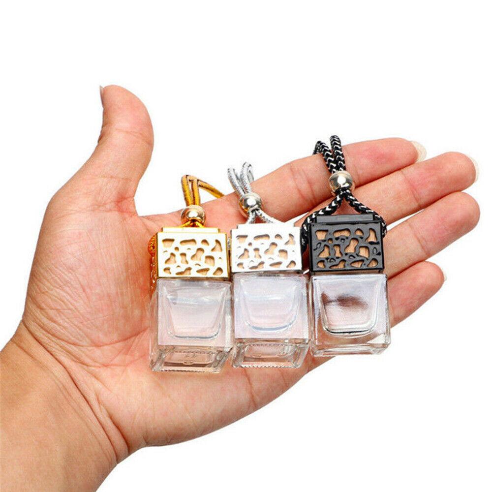 3Pcs Car Mini Hanging Empty Perfume Bottle Diffuser Air Freshener Ornament
