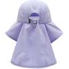 Anta Solid Color Design - Sun Protection Hat Kids Hats Purple A392426205-5