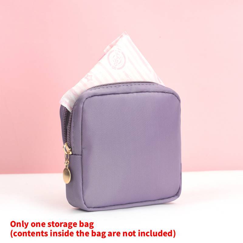 Modern Simplistic Tampon Storage Bag With Large Capacity For Travel And Bedroom Organization