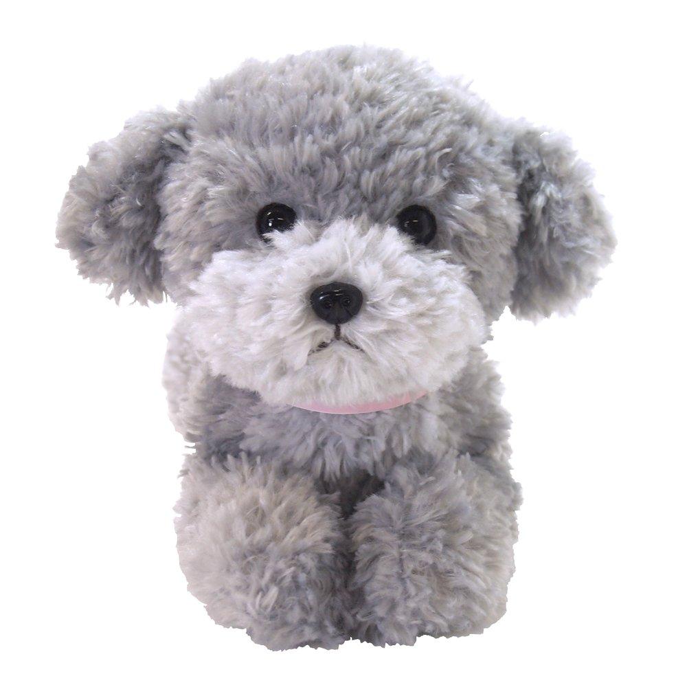 Sun Lemon Knee Dog Toy Poodle Gray S 17 X 12.4 X 34cm Stuffed Animal P-4152