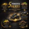 Supra Man Shilajit Gold Kapseln für Männer | Reines Himalaya-Shilajit mit Swarna Bhasma, Ashwagandha, Gokshura & Safed Musli | Unterstützt Kraft, S