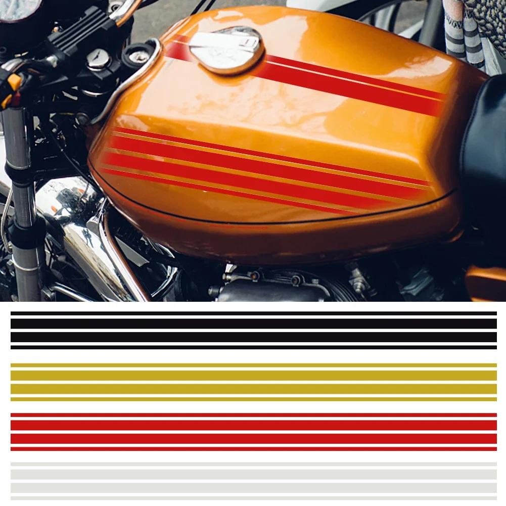 55cm Motorcycle Stickers Car Motorcycle DIY Fuel Tank Cover Reflective Stickers Waterproof for Racing Motorcycle Accessories