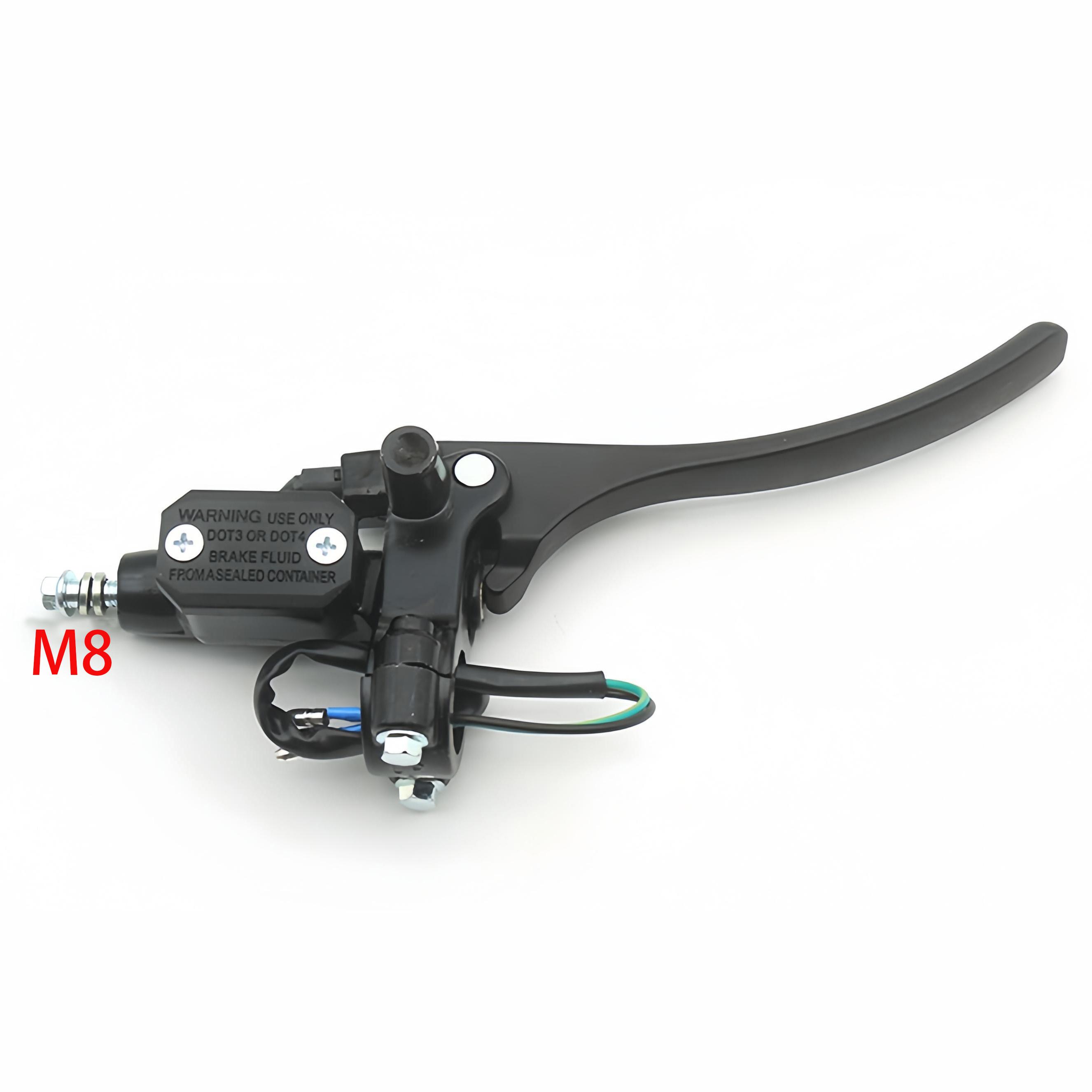 

22 мм мотоциклетный тормозной насос Banjo 10 мм/8 мм гидравлический левый правый главный цилиндр универсальный для Kawasaki Yamaha Suzuki