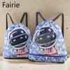 Children's Wet and Dry Separation Waterproof Portable Cute Cartoon Beach Backpacks Fairie