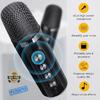 20W Powerful Wireless Portable Dual Microphone Bluetooth Sound Outdoor Family Party Karaoke Subwoofer Boom Box with 2 Microphone