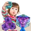 Geometrische Variable Magnetische Würfel 3D Dekompression Denktraining Kinderpuzzle Puzzle Würfel Dekompression Spielzeug